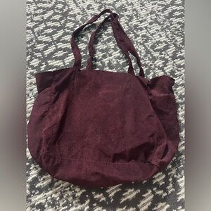 Vera Pelle Deep Burgundy Tote Bag